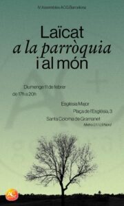 Cartell de la IV Assemblea de l'ACG de Barcelona